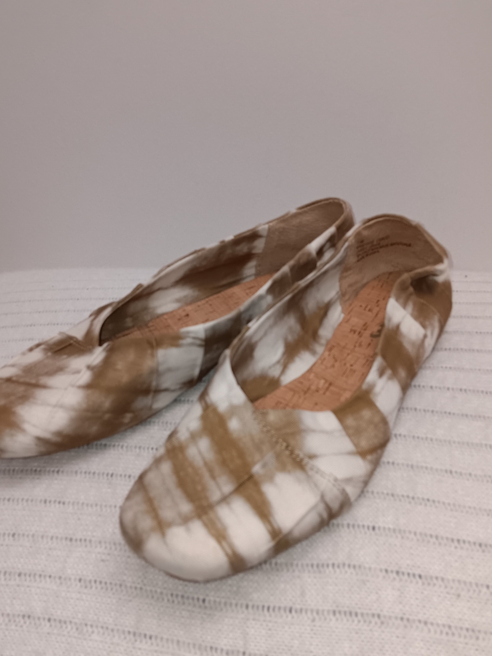 Korks - Ease Palmer Pleated Canvas Ballet Flats, US Women 11M